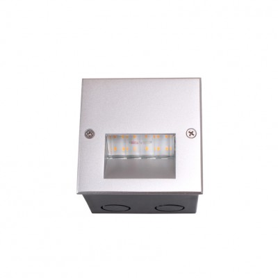 Recessed LED Step Lights  COB 3W Square Corner Wall Lamp